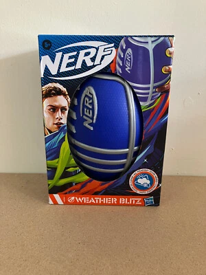 Nerf Weather Blitz Football For All-Weather Play, Easy-To-Hold Grips NIB - Image 1 of 4
