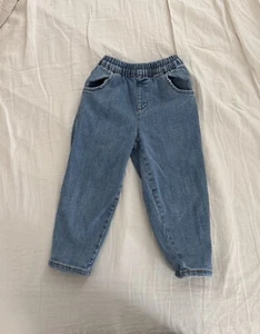 Zara Girls Pull On Tapered Jeans Size 3-4 Years Old - Picture 1 of 8