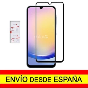 Cristal Templado Completo para SAMSUNG GALAXY A25 5G - A15 4G/5G Negro a6078 nt - Imagen 1 de 14