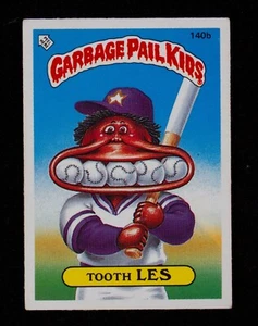 Garbage Pail Kids Topps Sticker Card - 1986 UK Series 4 Tooth Les 140b - Picture 1 of 2