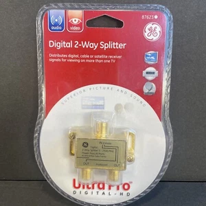 GE 87623 Digital 2-Way Splitter New Old Stock Coaxial Cable Ultra Pro Digital HD - Picture 1 of 4