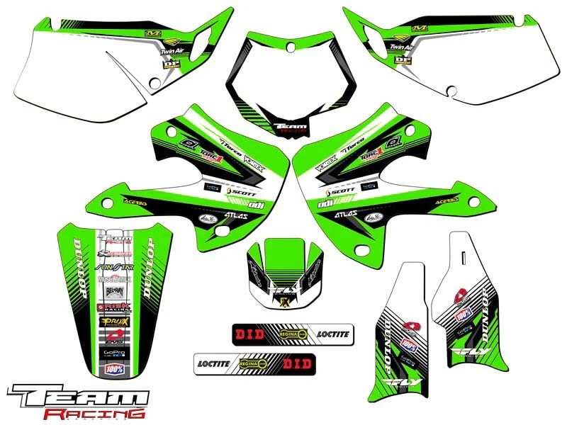 1997-2008 KAWASAKI KLX 300 KLX300 ГРАФИЧЕСКИЕ НАКЛЕЙКИ 2007 2006 2005 2004 2003 2002 - Изображение 1 из 1