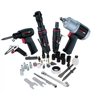 EXELAIR® by Milton® Kit de accesorios de herramientas neumáticas profesionales de 50 piezas con estuche - Imagen 1 de 11