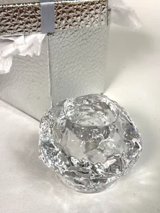 Kosta Boda Nordic Light Crystal “Snowball” Votive Candle Holder 3" by Ann Warff - Picture 1 of 8