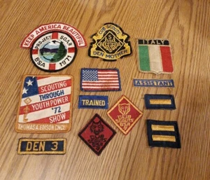 Lot of 13 Vintage 1971s Boy Cub Scouts & Den Mother Patches BSA 1973 New Jersey - Picture 1 of 8