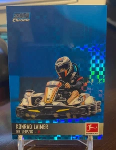 2021-22 KONRAD LAIMER STADIUM CLUB CHROME BUNDESLIGA BLUE X-FRACTOR #61 - Picture 1 of 1