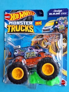 Dodge RAM Van 🔥 1:64 Hot wheels Monster Trucks 2024 truck licorne Dream Crusher - Picture 1 of 2