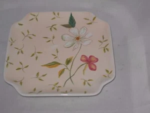 Harry & David Floral Mittagessen Snack Vorspeise Teller (n) HDA3 weiße Blume - Bild 1 von 1