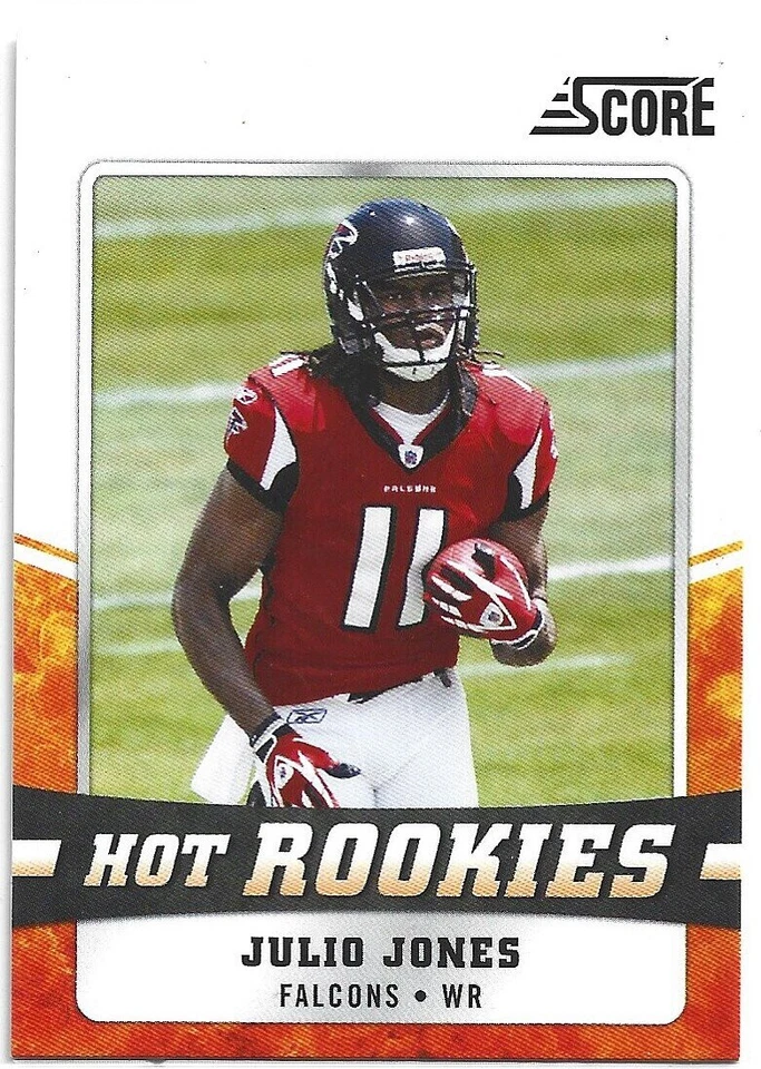 2011 Panini SCORE Hot Rookies Julio Jones #17 ATLANTA FALCONS - Image 1 of 1