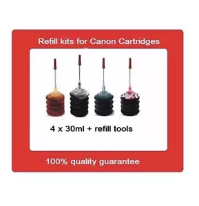 A set of refill kits for Canon PG-645XL & CL-646XL Ink cartridges TS3460 MG3060 - Picture 1 of 1