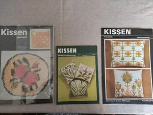 Handarbeit Knüpfen Kreuzstich Kissen Bilder DDR Verlag für die Frau 3 Hefte - Bild 1 von 9