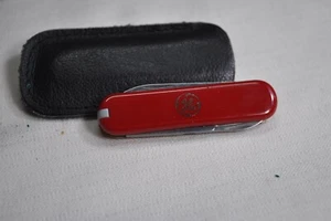 Swiss  Compact Swiss Army Knife General Electric Branded / Logo Red Nice - Picture 1 of 11