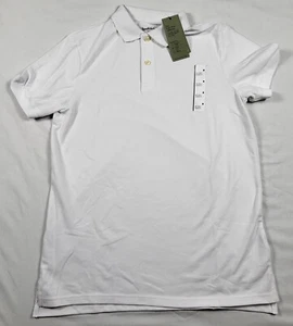 Goodfellow Co The Every Wear Polo Shirt Men's Medium White Normcore Minimalist - Picture 1 of 9