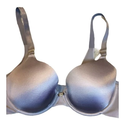 Sujetador Vanity Fair Body Caress 38B azul con aros correa ajustable ligeramente forrado Foto 1 de 4