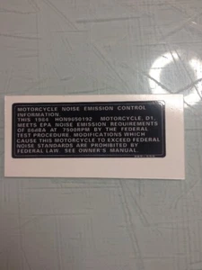 84 ATC 200X Frame Emission decal 965 Repro ATC 200X ATC200X H210 - Picture 1 of 2