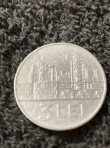 Moneda Rumana 3 Lei | Rumanía | 1966 - Imagen 1 de 6