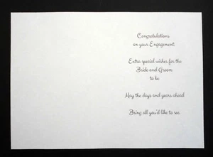 Card Inserts-Engagement/Wedding-A6 Cards (Portrait) Pkt 20 - Picture 1 of 4
