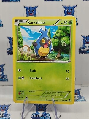 Karrablast 8/119 XY - Phantom Forces Pokemon LP  - Image 1 of 2