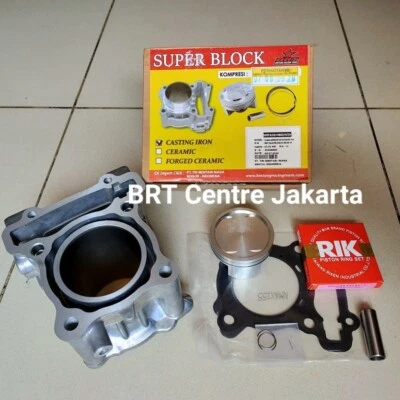 Genuine BRT Bore-Up Kit 180cc Cast Iron Cylinder Block 62mm Piston Yamaha N-Max Foto 1 de 3