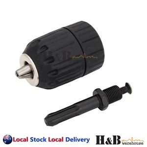 2-13mm Keyless Drill Chuck, SDS Plus Adaptor Cordless Hammer Drill 1/2" 20UNF - Picture 1 of 6
