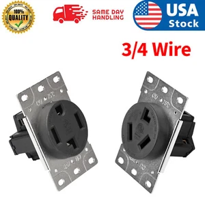 30 Ampere Trocknersteckdose, Steckdose für elektrische Trockner, 125/250V Steckdose - Bild 1 von 14