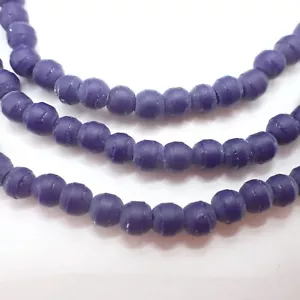 26" hebra a juego 5,7 mm azul cobalto PROSSER prensada cuentas comerciales checas africanas - Imagen 1 de 8