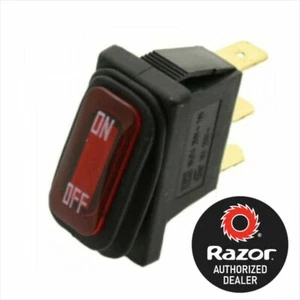 Interruptor de encendido y apagado iluminado Razor W13112445101 KCD-1 todas las versiones impermeable - Imagen 1 de 2