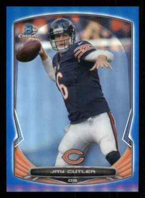 2014 Bowman Chrome Blue Refractors #59 Jay Cutler /199 - Image 1 of 2