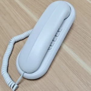 Mini Telephone Wall Mounted Telephone Landlines Home Phone Desktop Fixed Corded - Zdjęcie 1 z 10