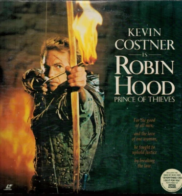 Robin Hood: Prince of Thieves (Laserdisc, 1991) Foto 1 de 2