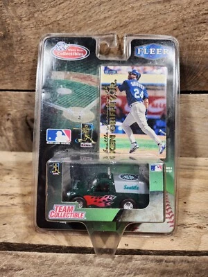 MLB Béisbol Rosa Blanca Coleccionables Fleer Ken Griffey Jr. Seattle Coche de Juguete Nuevo de Lote Antiguo Foto 1 de 4