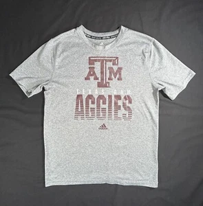 Texas A & M Aggies short sleeve Adidas T-shirt Youth Large - Picture 1 of 7