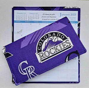 Calendario tascabile e libro appuntamenti tessuto cotone Colorado Rockies 2025-26 - Foto 1 di 1