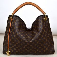 Louis Vuitton Artsy GM Monogram Canvas Leather Tote Shoulder Bag Handbag Purse