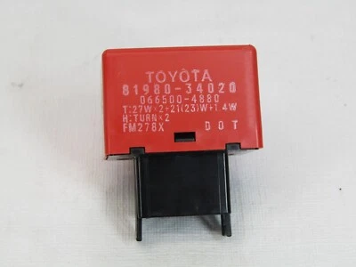 2001-2007 Toyota Sequoia Flasher Assembly Relay Turn Signal 81980-34020 OEM - Image 1 of 4
