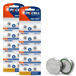 20pcs LR69 Button Cell AG6 371 370 SR920SW LR921 Watches Battery 1.5V PKCELL - Picture 1 of 7