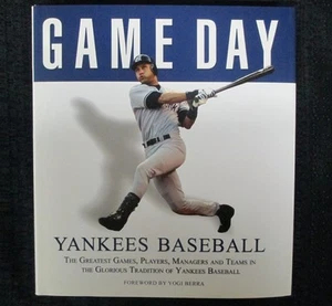 New York Yankees Game Day Coffee Table Book Babe Ruth Joe DiMaggio Mickey Mantle - Imagen 1 de 5