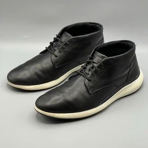 Cole Haan Grand Herren 10,5 Schuh Schwarz Mittel Knöchel Leder Hybrid Komfort C33195 - Bild 1 von 10