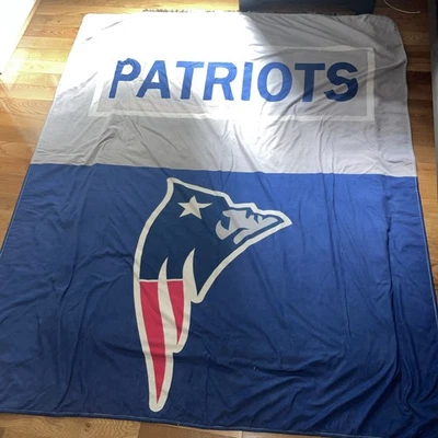 New England Patriots Area Rug Carpet 6ft x 5ft VGC - Image 1 of 4