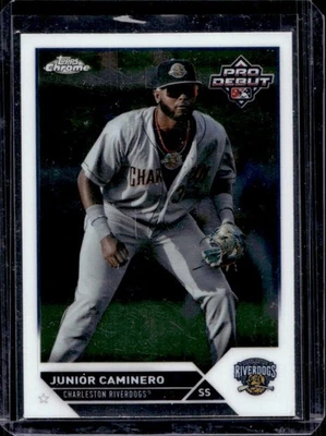 2023 Topps Pro Debut Junior Caminero Chrome #PDC-139 - Image 1 of 2