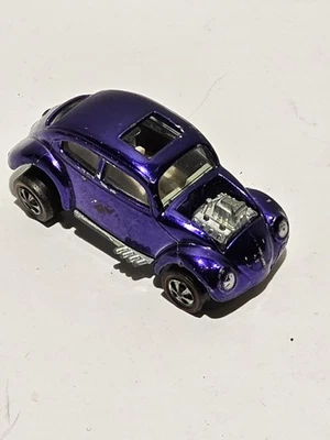VNTG Used HOT WHEELS MATTEL 1967 Custom VOLKSWAGEN Beetle Bug Diecast Car - image 1 of 3