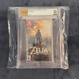 PSA 10 Nintendo Switch Legend Of Zelda Breath Of The Wild Sealed Graded Wata CGC