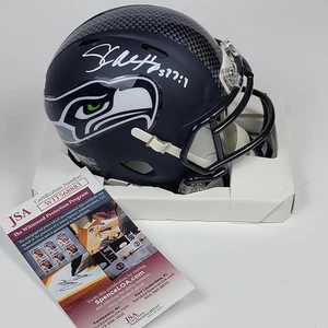 Shaun Alexander Signed Seattle Seahawks Mini Helmet NFL Football JSA Certified - Picture 1 of 11