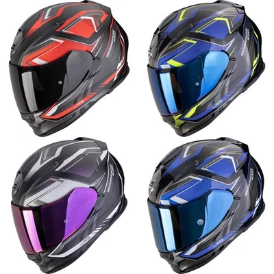 Scorpion Motorrad Helm XS EXO-491 Zumo - Sonnenblende schwarz-chamäleon matt - Bild 1 von 4