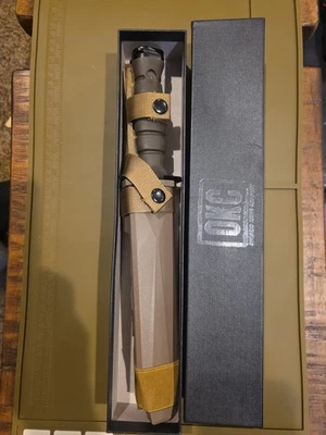 Ontario OKC3S Caqui Marrón USMC Combate 8" Hoja y Vaina Tanto Foto 1 de 4