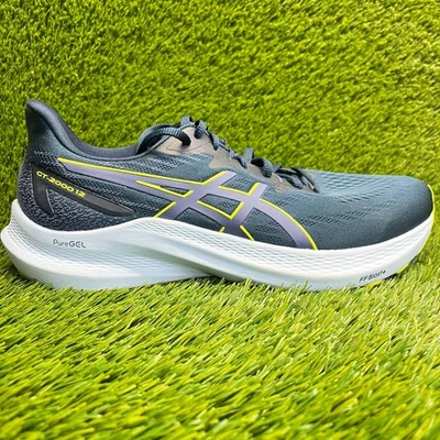 Asics GT-2000 12 Mens Size 10.5 Blue White Black Athletic Running Shoes Sneakers - Immagine 1 di 4