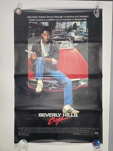 BEVERLY HILLS COP Original  ONE SHEET Movie Poster -EDDIE MURPHY - Picture 1 of 8