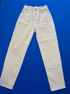 Denim By H&M  Women’s  High Waist Jeans Sz 2 Tan Mom Jeans - Picture 1 of 4