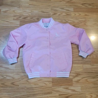 Majestic MLB St Louis Cardinals Pink Satin Nylon Jacket Youth 12/14 - Image 1 of 4