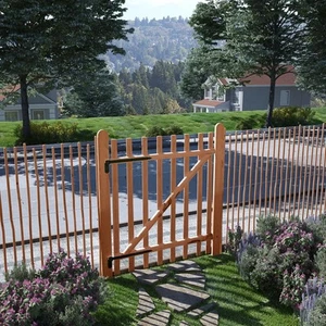 Cancello Singolo in Legno 100x90 cm per Recinzione Recinto da Giardino vidaXL - Foto 1 di 21
